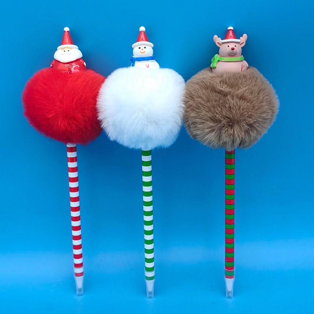 CHRISTMAS POMPOM PEN